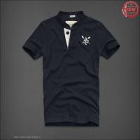 heren abercrombie and fitch henley tee korte t-shirt koningsblauw Outlet Online zl7uh273